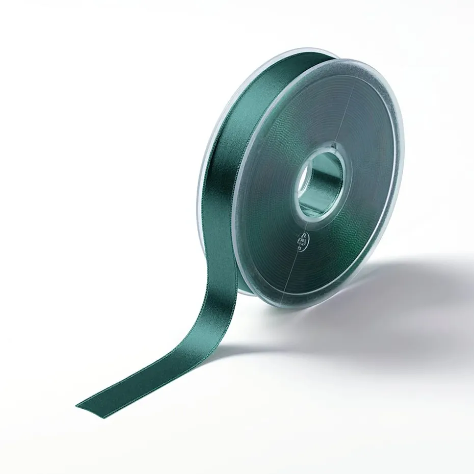 Satinbånd 15mm 25m – Grangrønn