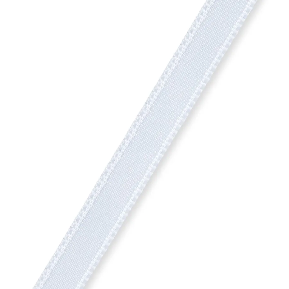 Satinbånd 6mm 25m – Hvit