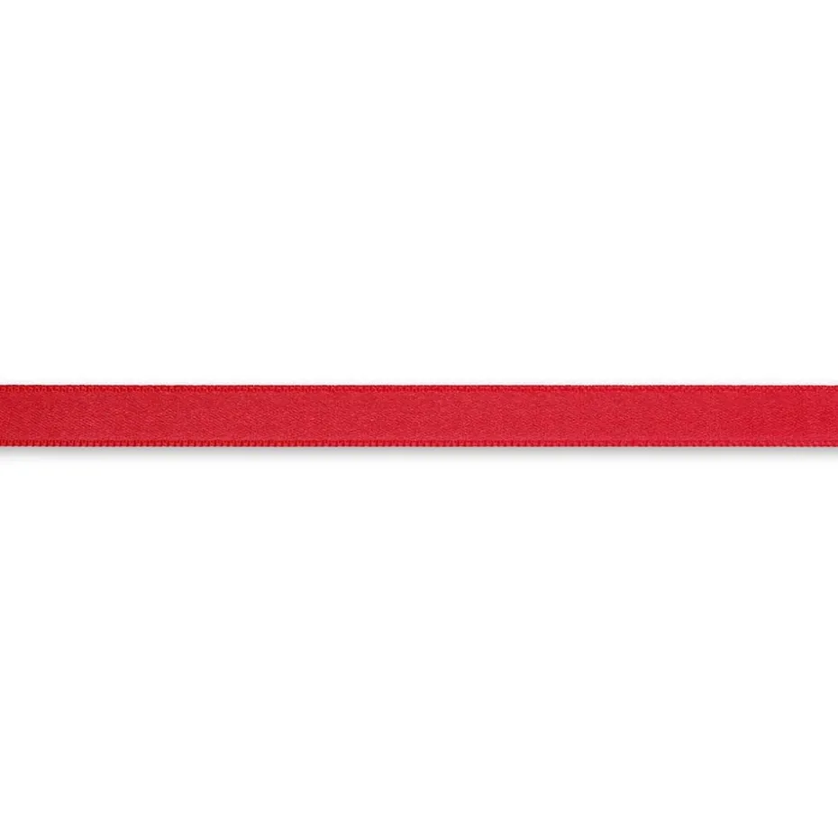 Satinbånd 10mm 4m – Mørk rød