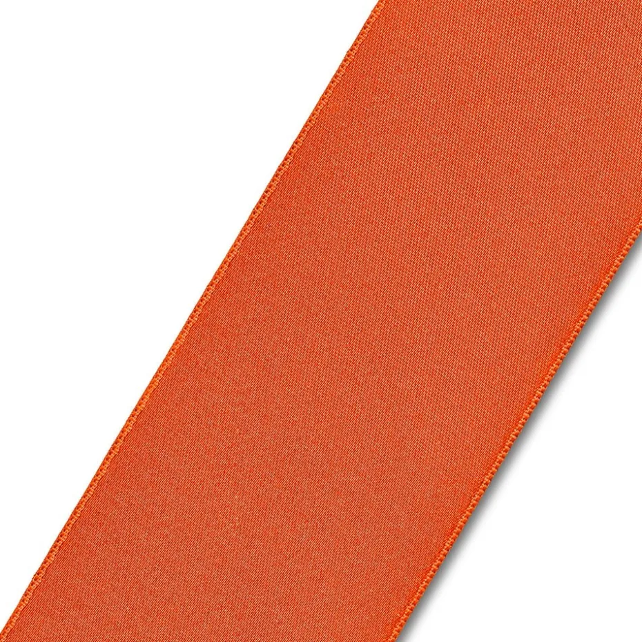 Satinbånd 50mm 25m – Oransje