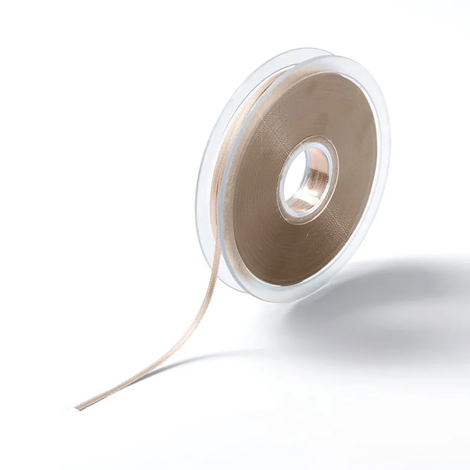 Satinbånd 3mm 50m – Sand