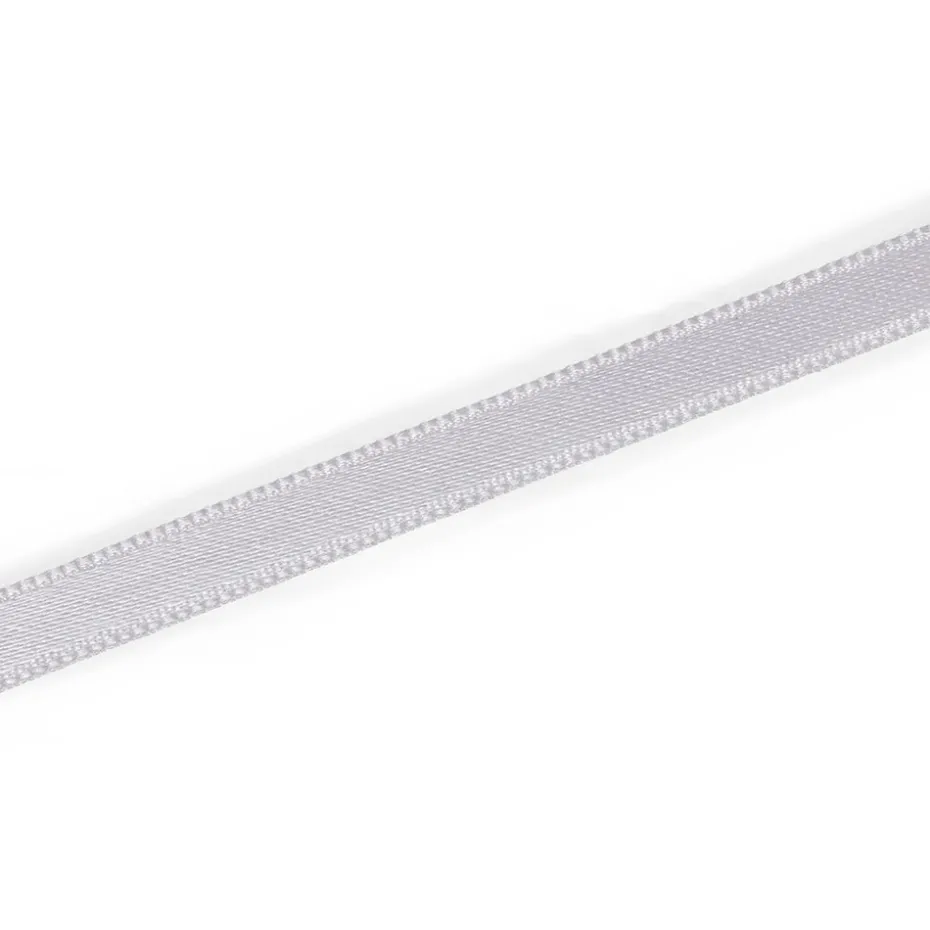 Satinbånd 6mm 4m – Sølv