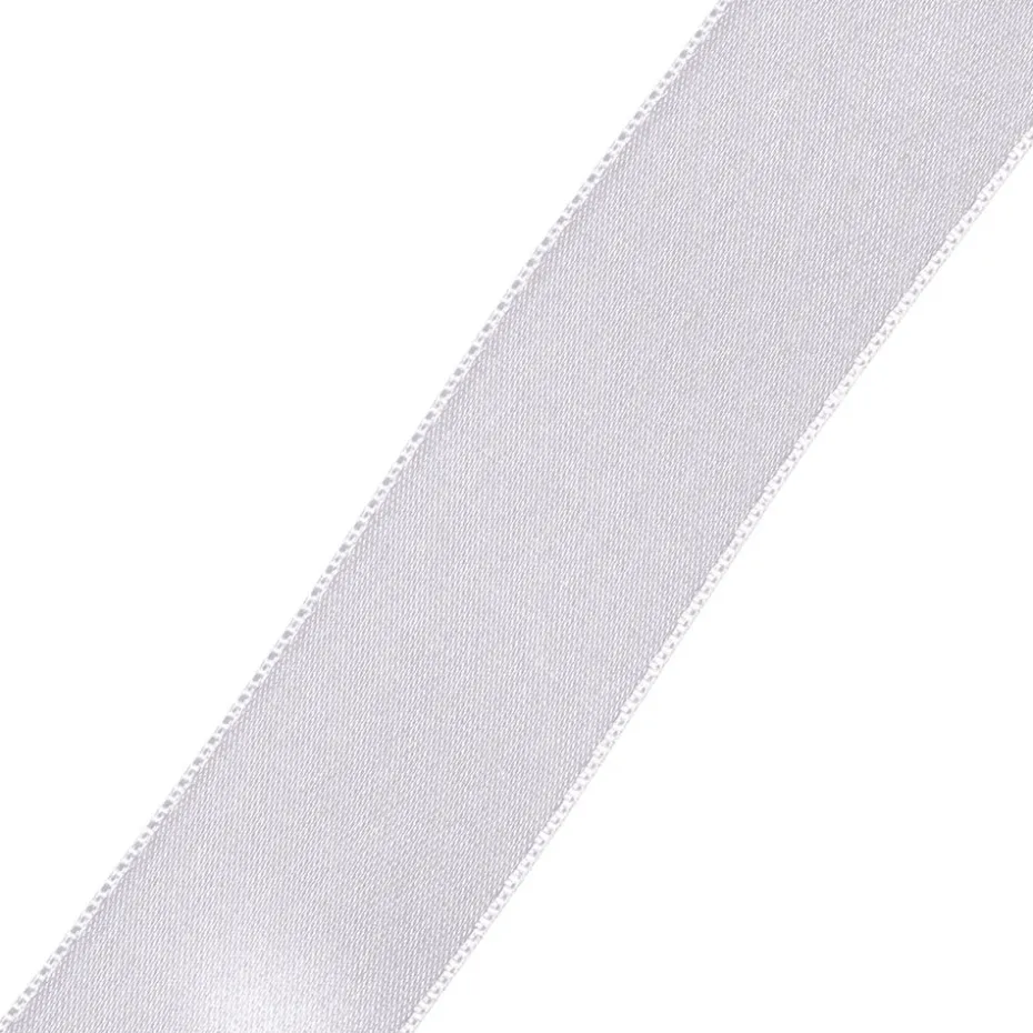 Satinbånd 25mm 3m – Sølv