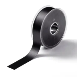 Satinbånd 25mm 25m – Sort