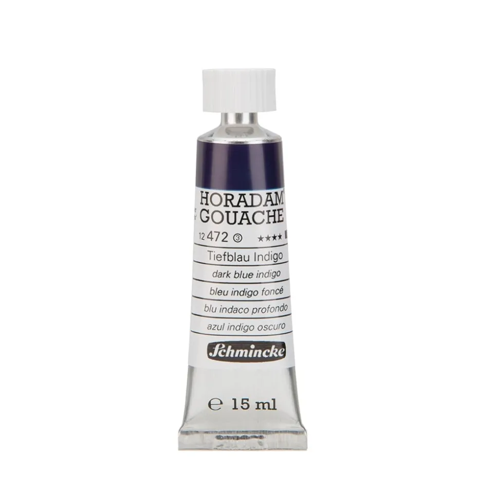 Schmincke HORADAM Gouache 15ml – 472 Dark Blue Indigo