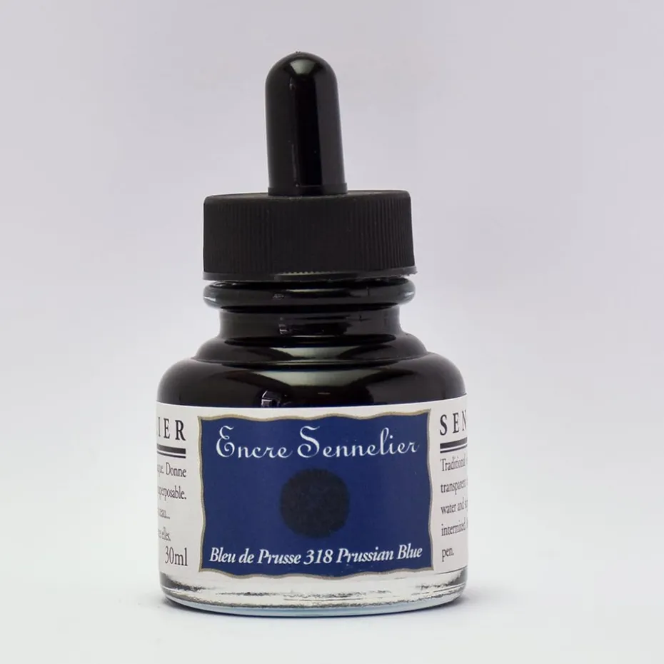 Sennelier Ink 30ml – 318 Prussian Blue