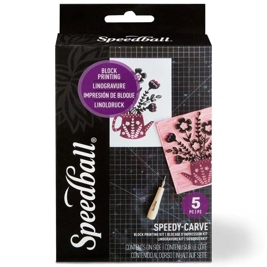 Speedball Block Print Linotrykk Sett – Speedy Carve Kit