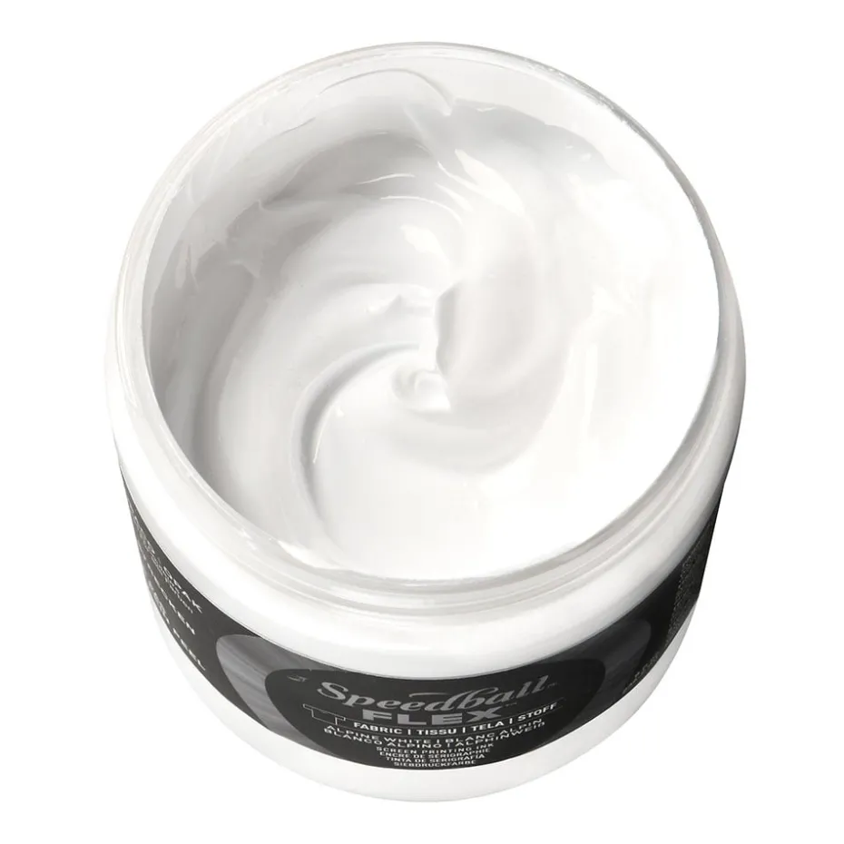 Speedball FLEX Fabric Screen ink 237ml – Alpine White