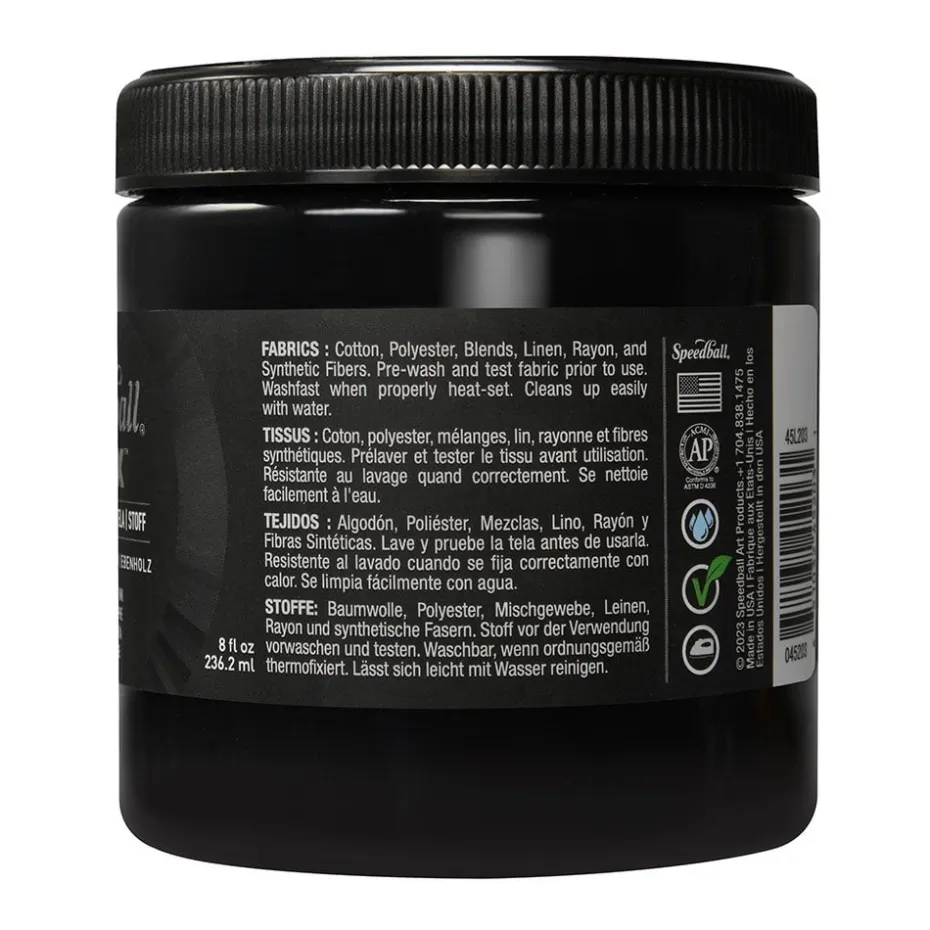 Speedball FLEX Fabric Screen ink 237ml – Ebony (sort)