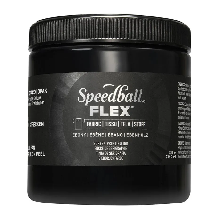 Speedball FLEX Fabric Screen ink 237ml – Ebony (sort)