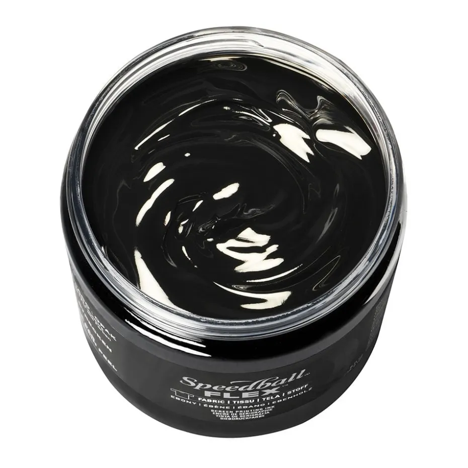 Speedball FLEX Fabric Screen ink 237ml – Ebony (sort)