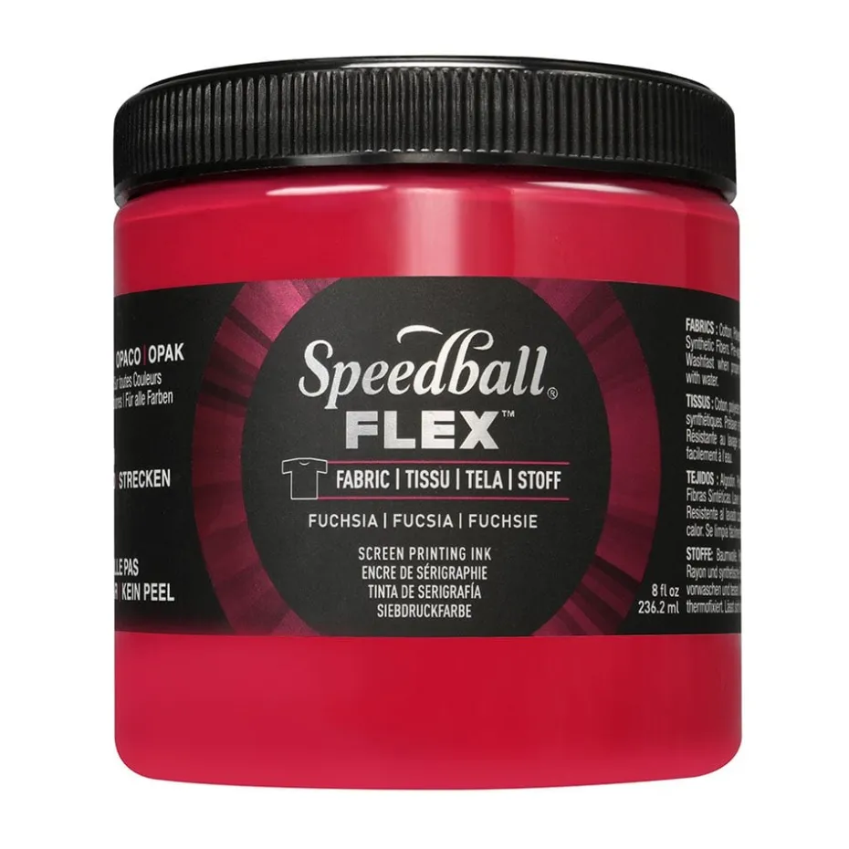 Speedball FLEX Fabric Screen ink 237ml – Fuchsia
