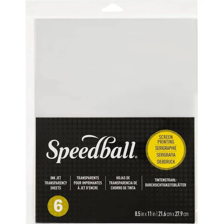 Speedball Inkjet Transparency sheets (6ark)