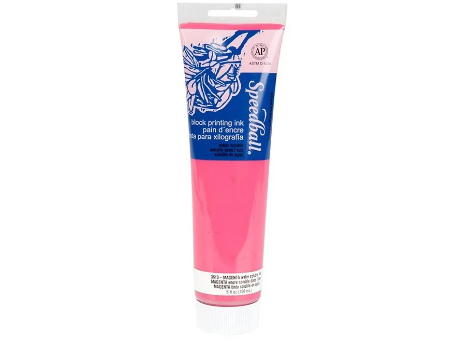 Speedball Watersoluble Block Ink 150ml – 3610 Magenta