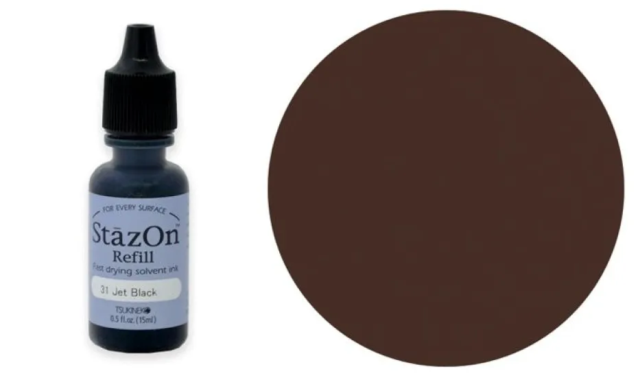 StazOn Refill 15ml – 041 Timber Brown