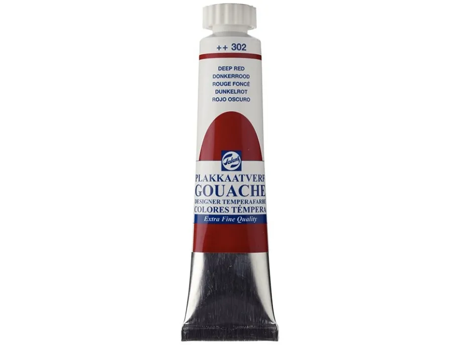Talens Designer Gouache 20ml – 302 Deep red