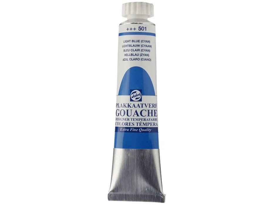 Talens Designer Gouache 20ml – 501 Light blue (prim)