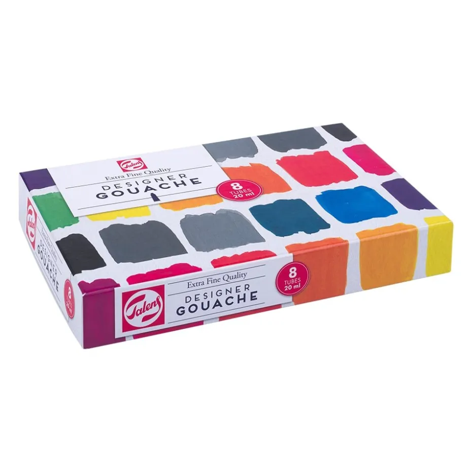 Talens Designer Gouache 20ml – Mixing Sett – 8stk