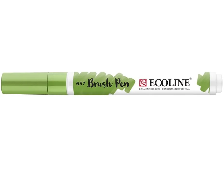 Talens Ecoline Brush Pen – 657 Bronze Green