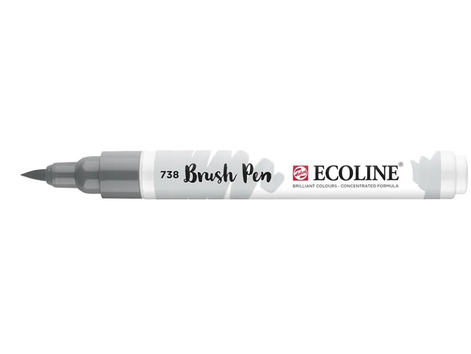 Talens Ecoline Brush Pen – 738 Cold Grey Light