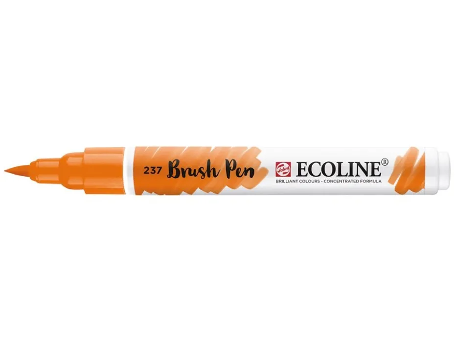 Talens Ecoline Brush Pen – 237 Deep Orange