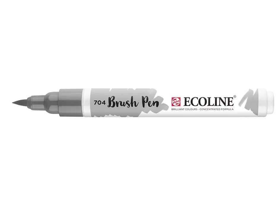 Talens Ecoline Brush Pen – 704 Grey