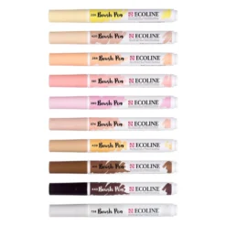Talens Ecoline Brush Pen Sett 10stk – Portrait