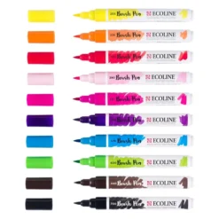 Talens Ecoline Brush Pen Sett 10stk – Bright