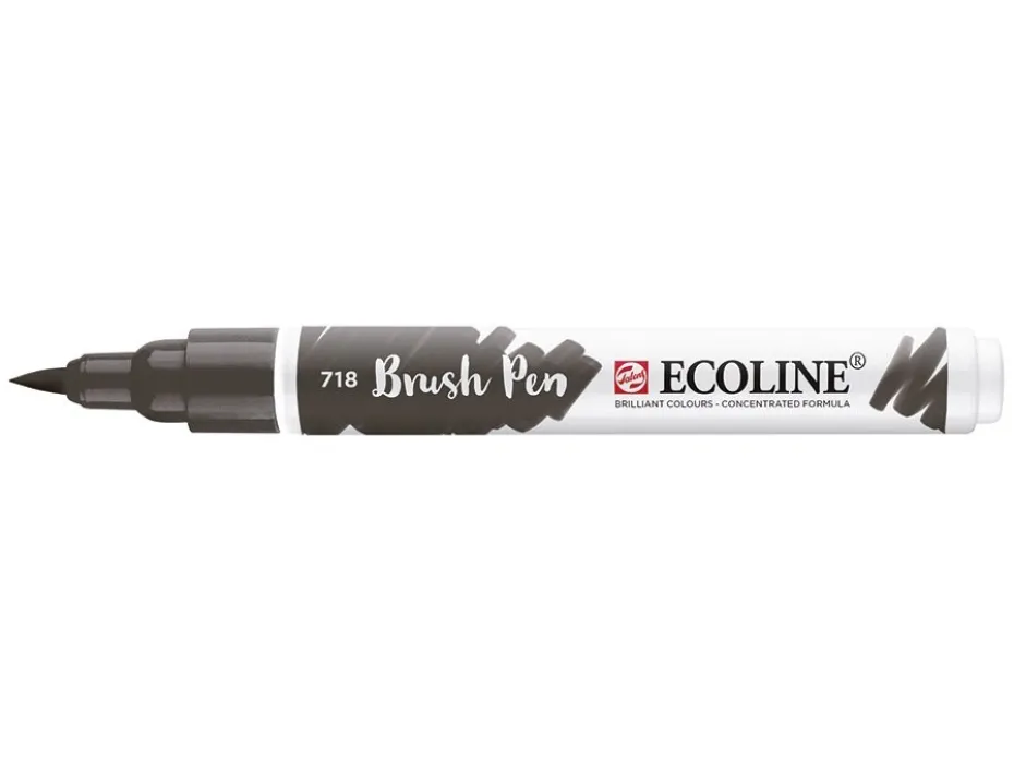 Talens Ecoline Brush Pen – 718 Warm Grey
