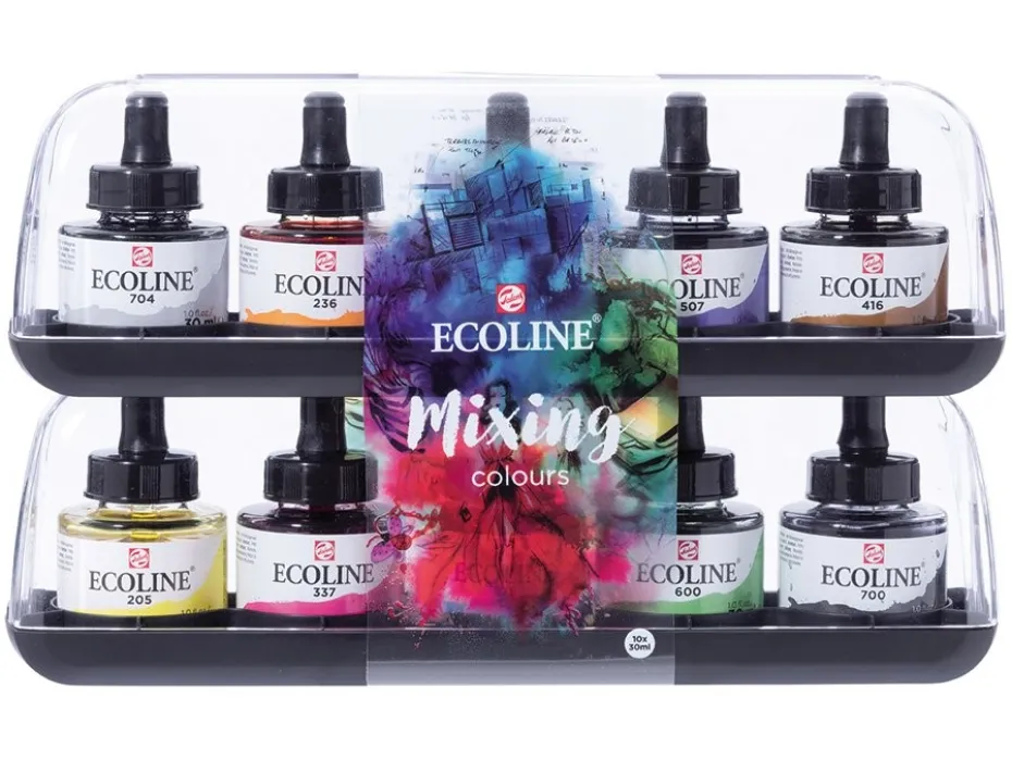 Talens Ecoline 30ml – Mixing Set – 10 stk