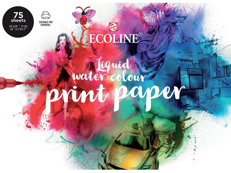 Talens Ecoline – Printer Paper A4 – 150g – 75ark