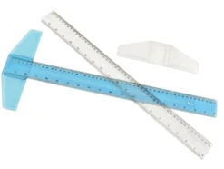 T-Linjal Plast 50cm