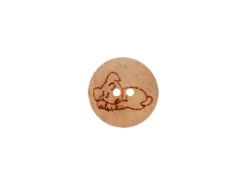Treknapp 451020 2-hull 15mm – 902 Hund