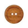 Treknapp – 2-hull 23mm – Mellombrun