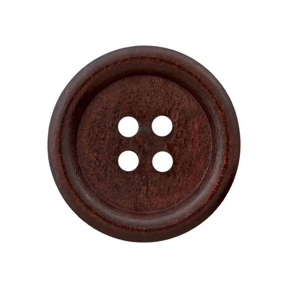 Treknapp 0454118 4-hulls 23mm 80 Sort