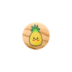 Treknapp 454480 Øyeknapp Ananas – 15mm – 38 Gul