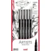 Uni Pin Fineliner Sett 5stk Artists Selection Blister