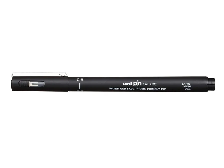 Uni pin Fineliner 06 – Sort