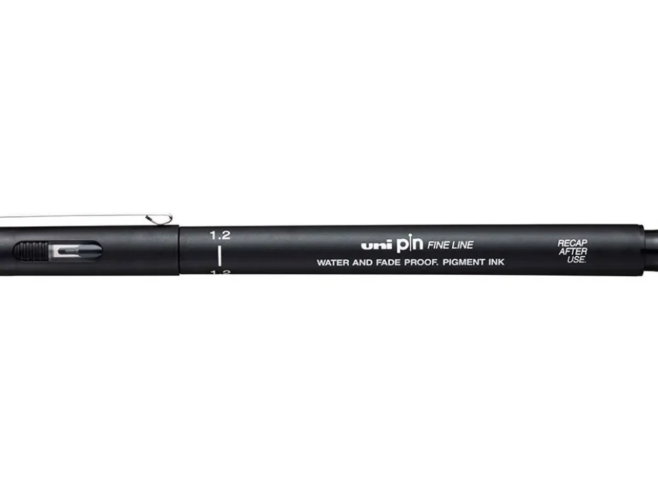 Uni pin Fineliner 12 – Sort