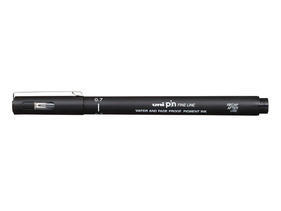 Uni pin Fineliner 07 – Sort