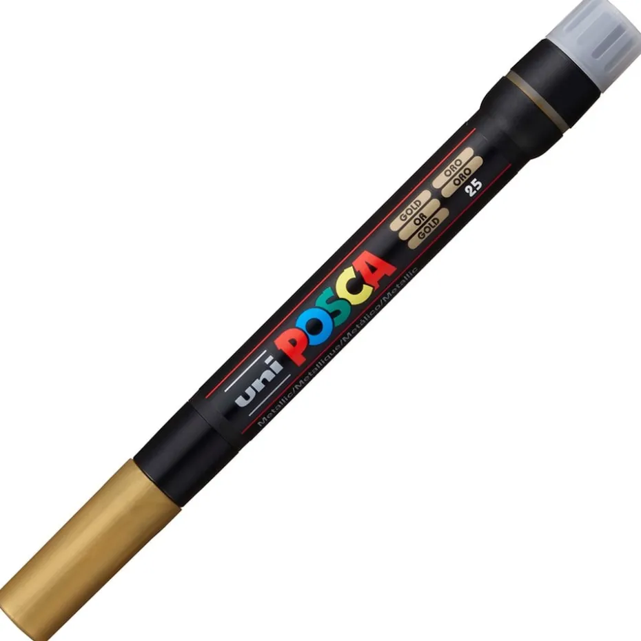 Uni POSCA PCF-350 – Brush tip 1-10mm – 25 Gold
