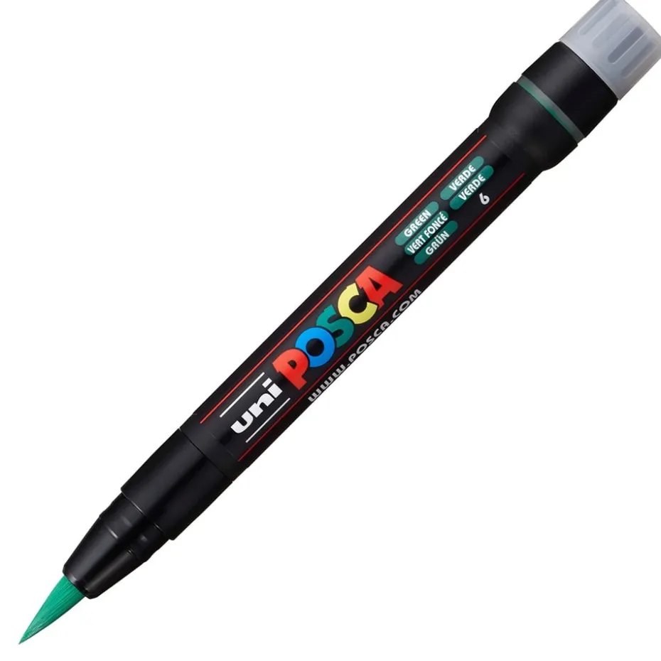 Uni POSCA PCF-350 – Brush tip 1-10mm – 6 Green