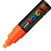 Uni POSCA PC-8K – Chisel 8mm – F4 Fluorescent Orange