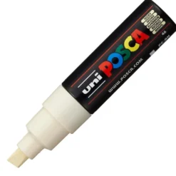 Uni POSCA PC-8K – Chisel 8mm – 46 Ivory