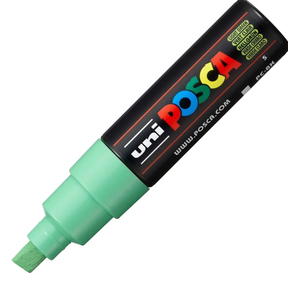 Uni POSCA PC-8K – Chisel 8mm – 5 Light Green