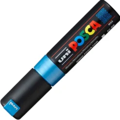 Uni POSCA PC-8K – Chisel 8mm – M33 Metallic Blue