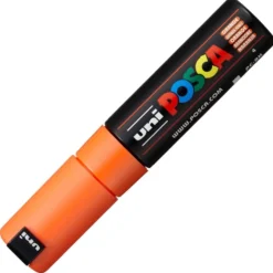 Uni POSCA PC-8K – Chisel 8mm – 4 Orange