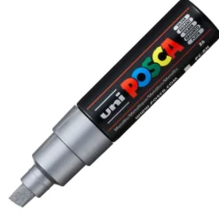 Uni POSCA PC-8K – Chisel 8mm – 26 Silver