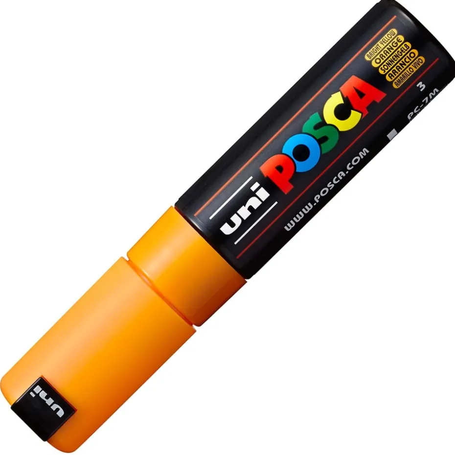 Uni POSCA PC-7M – Bullet 4,5-5,5mm – 3 Bright Yellow
