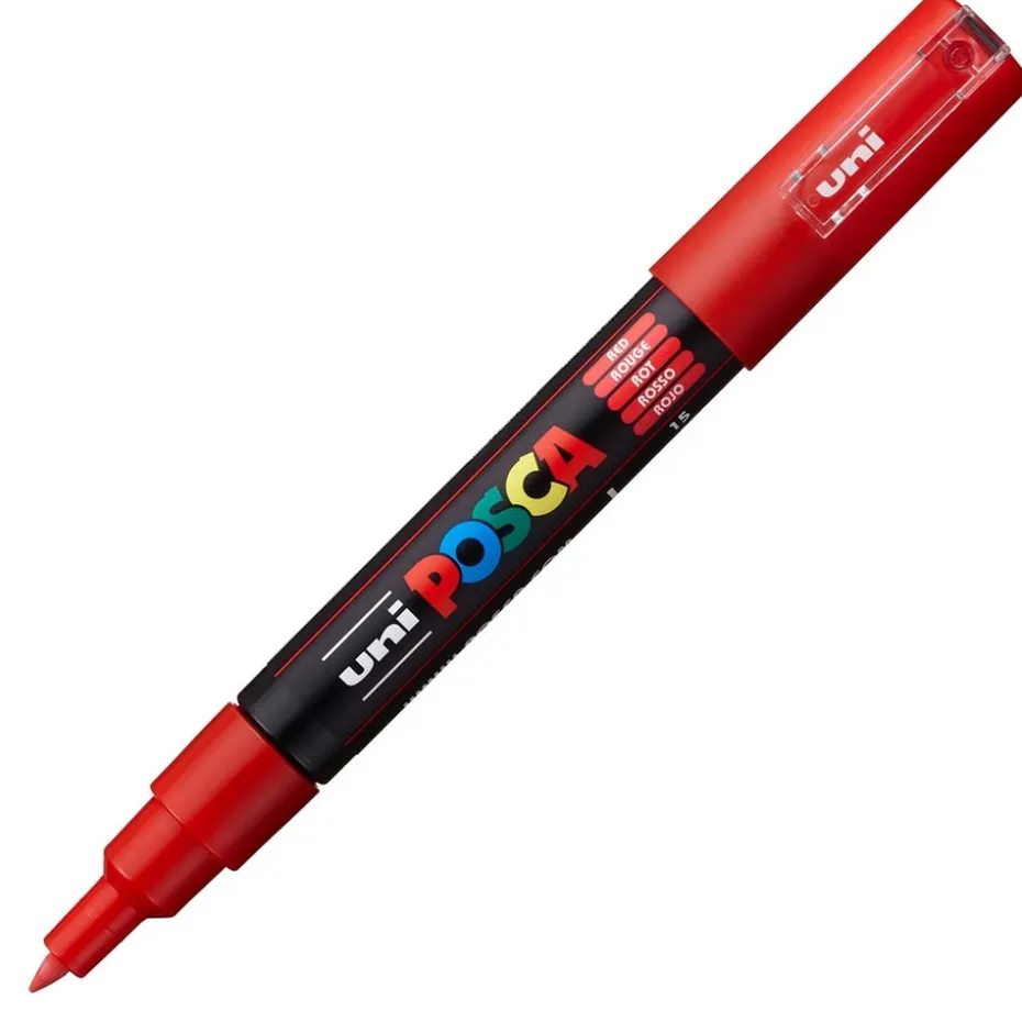 Uni POSCA PC-1M – Extra-Fine 0,7-1mm – 15 Red
